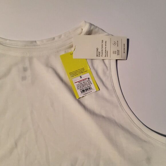 All In Motion Womens White Performance Muscle Tank Top Versatile for gym Size S - Picture 2 of 7